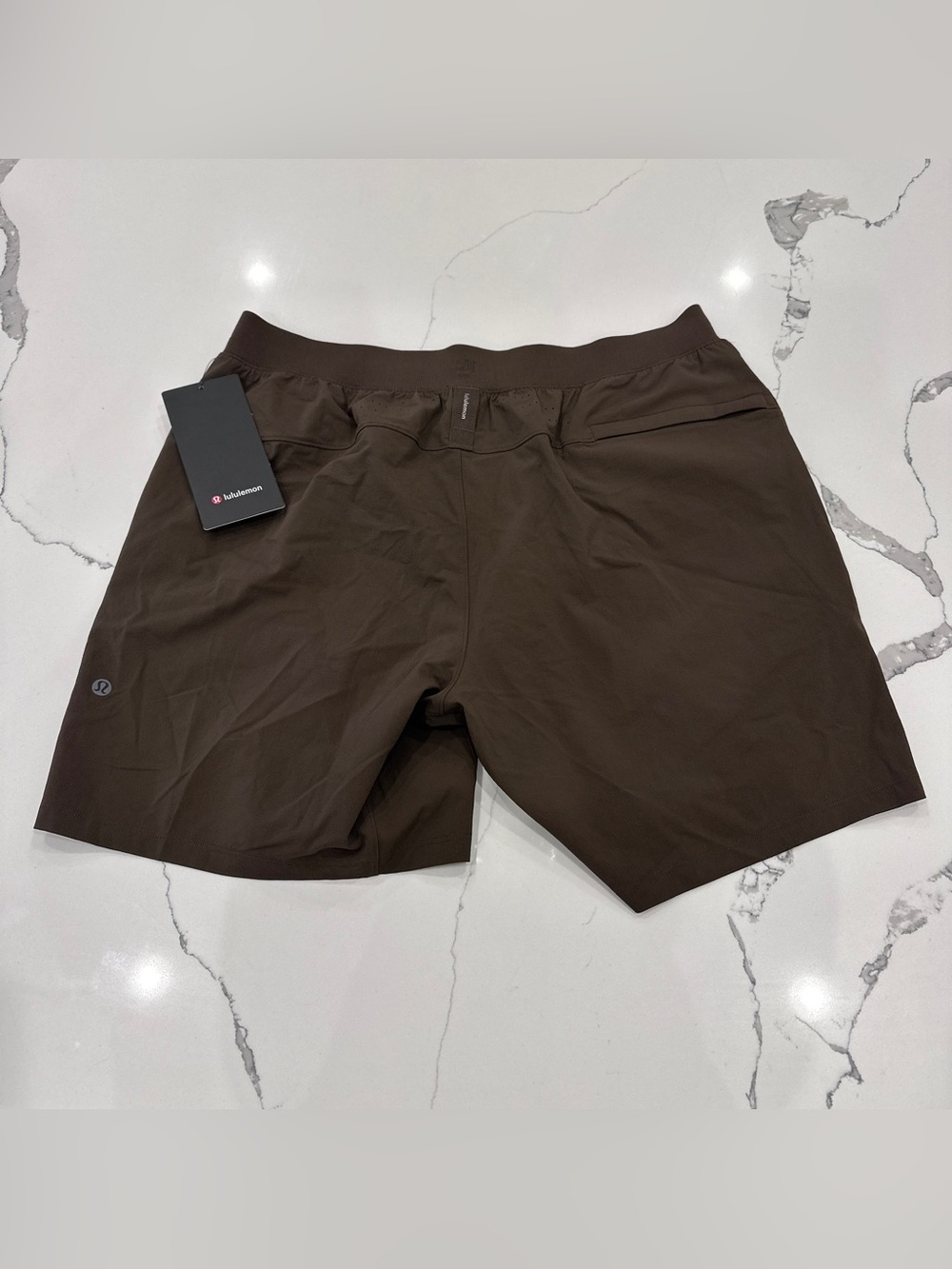 Lululemon Men’s License to Train Short 7” LL Sz Large Walnut Crunch NWT - Picture 2 of 5
